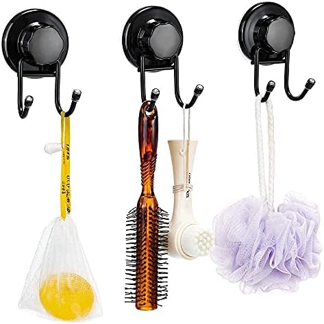 SANNO Adhesive Suction Hooks Soap Dish Holder Deep Shower Caddy