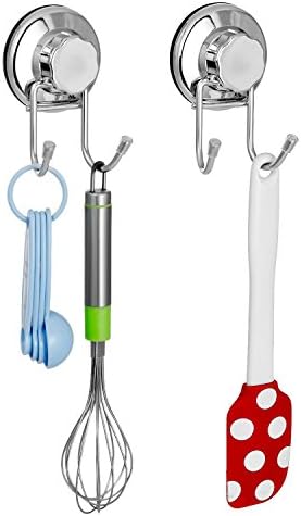 SANNO Double Suction Hooks Suction Cups Shower Caddy Soap Dish Suction Hooks Combo