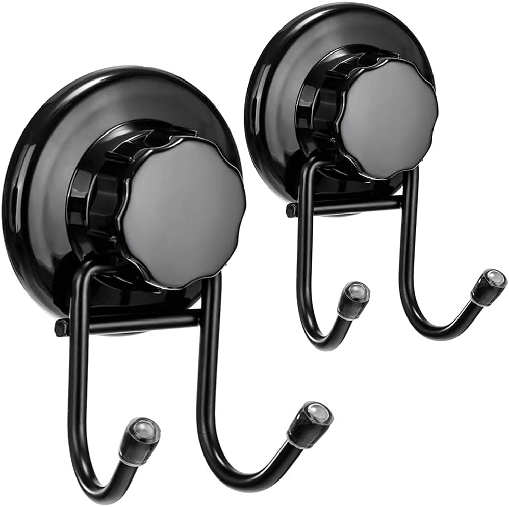 SANNO Adhesive Suction Hooks Soap Dish Holder Deep Shower Caddy
