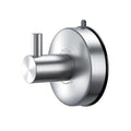 Suction Cup Hooks for Shower Brushed Nickel Towel Hanger Bathrooms SUS 304 Stainless Steel Home Storage Holder Hook(1 Pack)