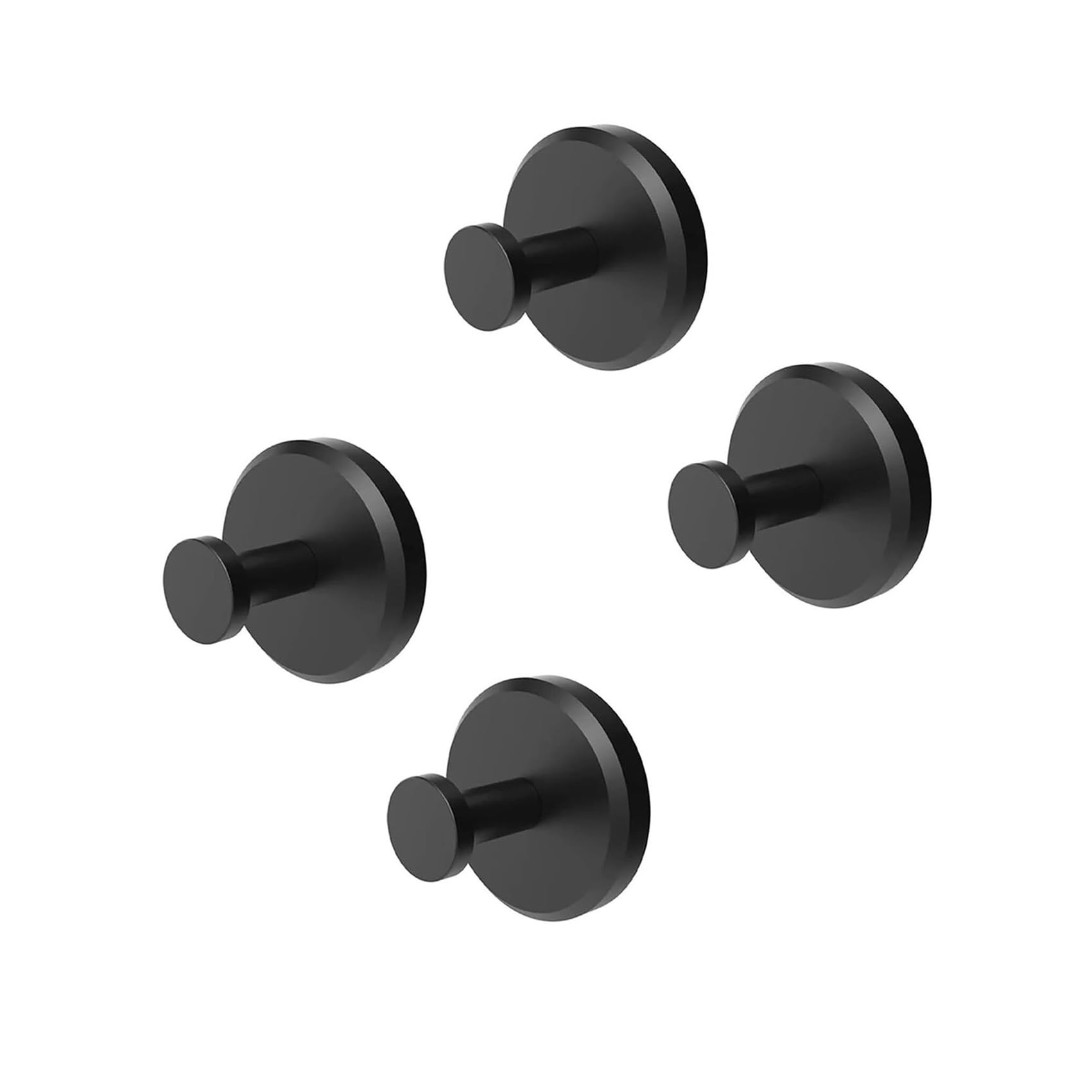 SOYON Luxehold Hooks, Suction Cup Hook, Luxehold No Drill Hooks Hearthcove, Stainless Steel Bathroom and Kitchen Hook, for Bathroom Glass Door(Color:8 Silver)