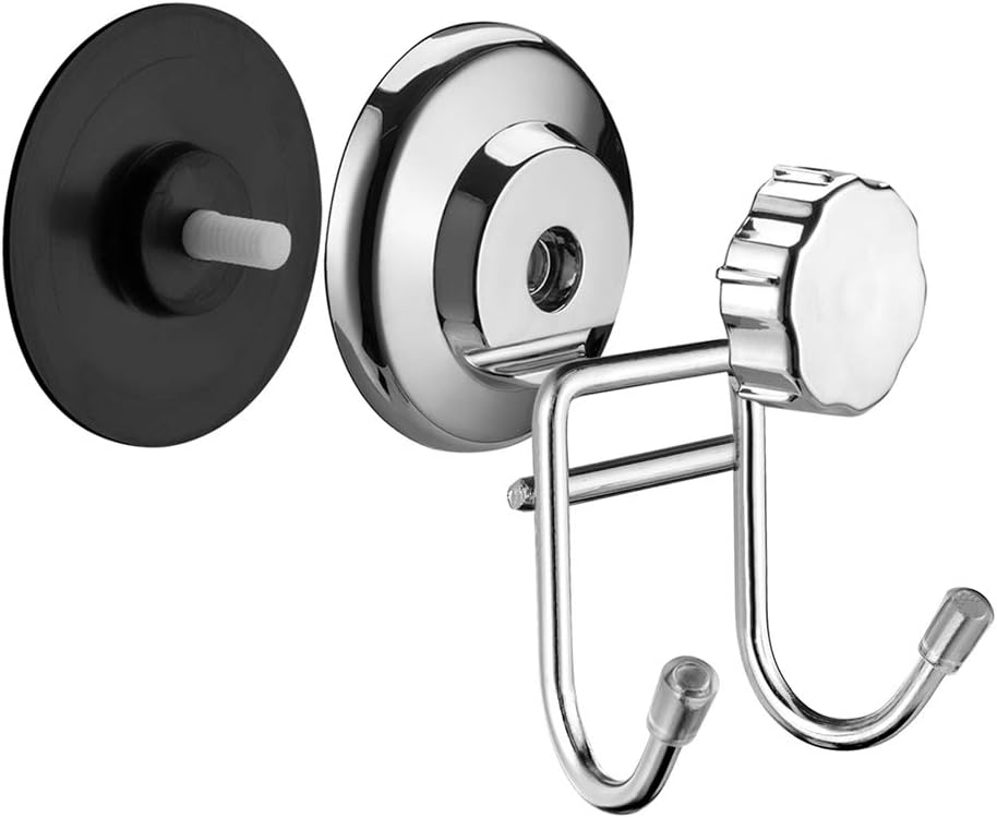 SANNO Suction Cup Shower Caddy,Bathroom Caddies Adhesive Pads Powerful Vacuum Suction Cup Hooks for Shower Flat