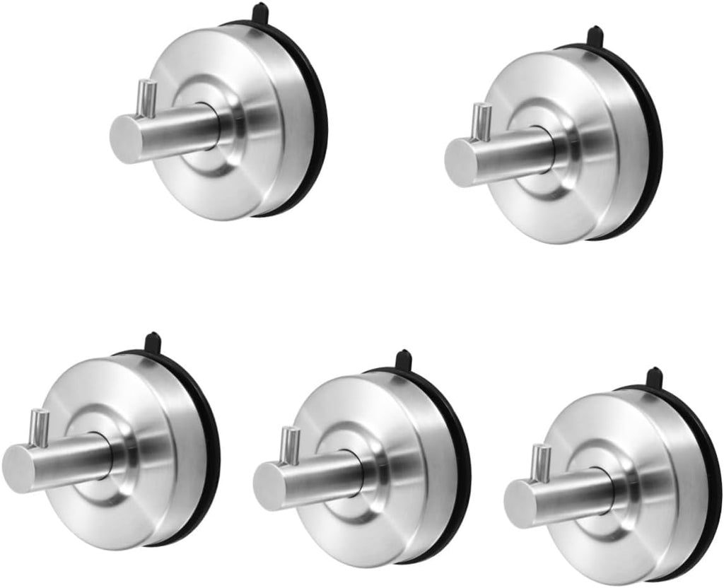 5pcs Suction Cup Towel Hooks Suction Cup Shower Hooks Hanger Wall Hanger Simple