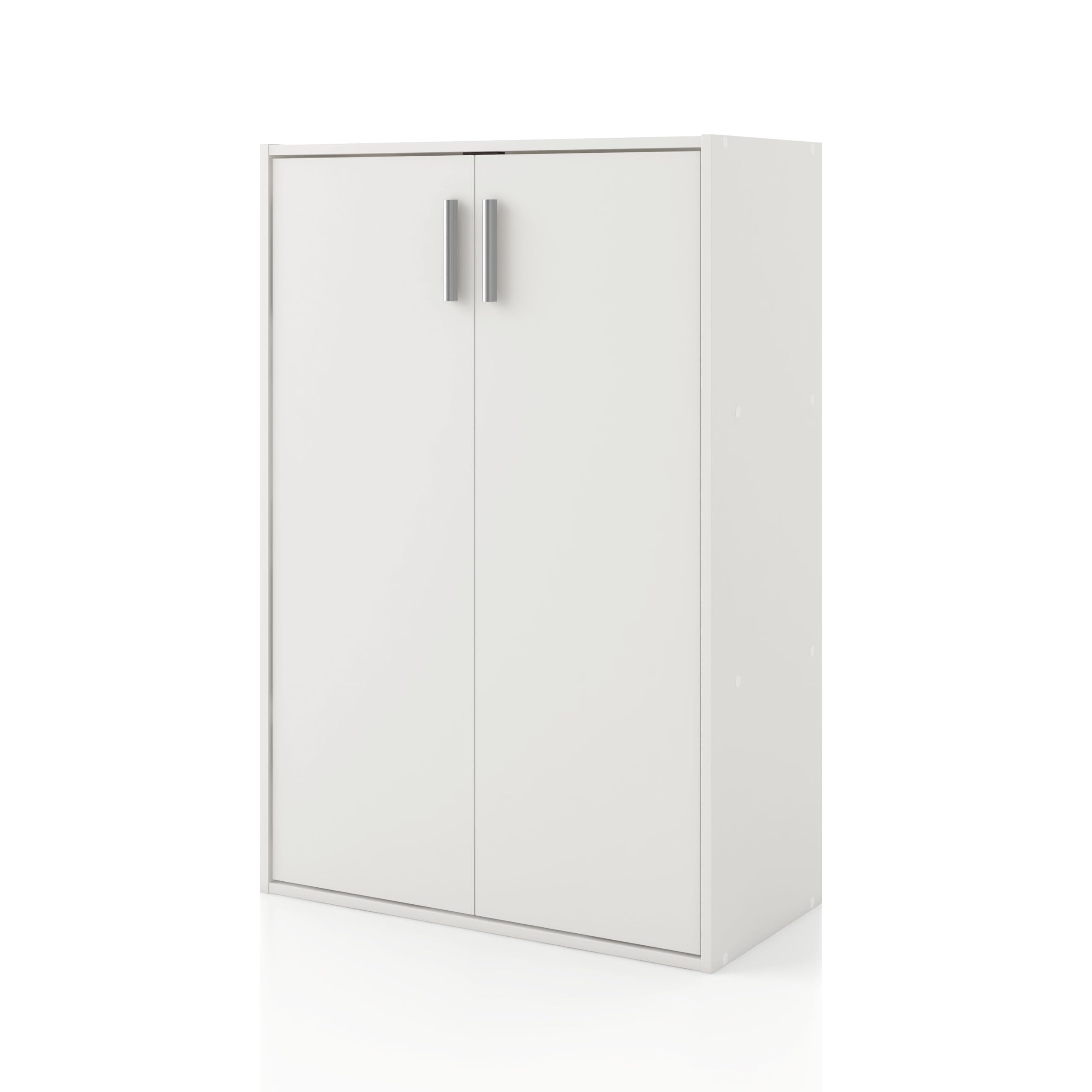 Homes: Inside + Out Apexa 2-Drawer Wooden Stackable Storage Drawers, Small Food Pantry Cabinet, Cajonera De Madera, Underbed Drawer Dorm Teen Room Decor & Bedroom, Home Office, Kitchen, White