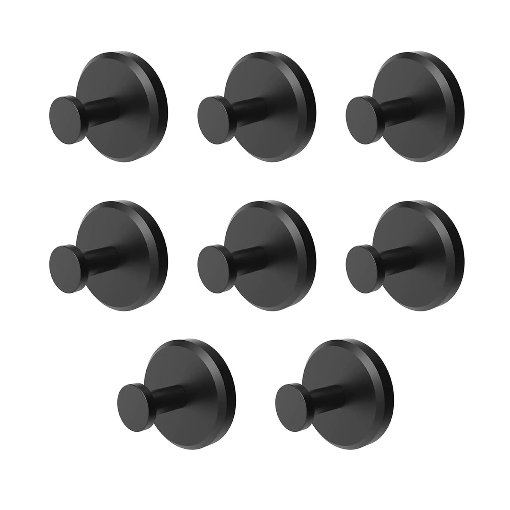 SOYON Luxehold Hooks, Suction Cup Hook, Luxehold No Drill Hooks Hearthcove, Stainless Steel Bathroom and Kitchen Hook, for Bathroom Glass Door(Color:8 Silver)