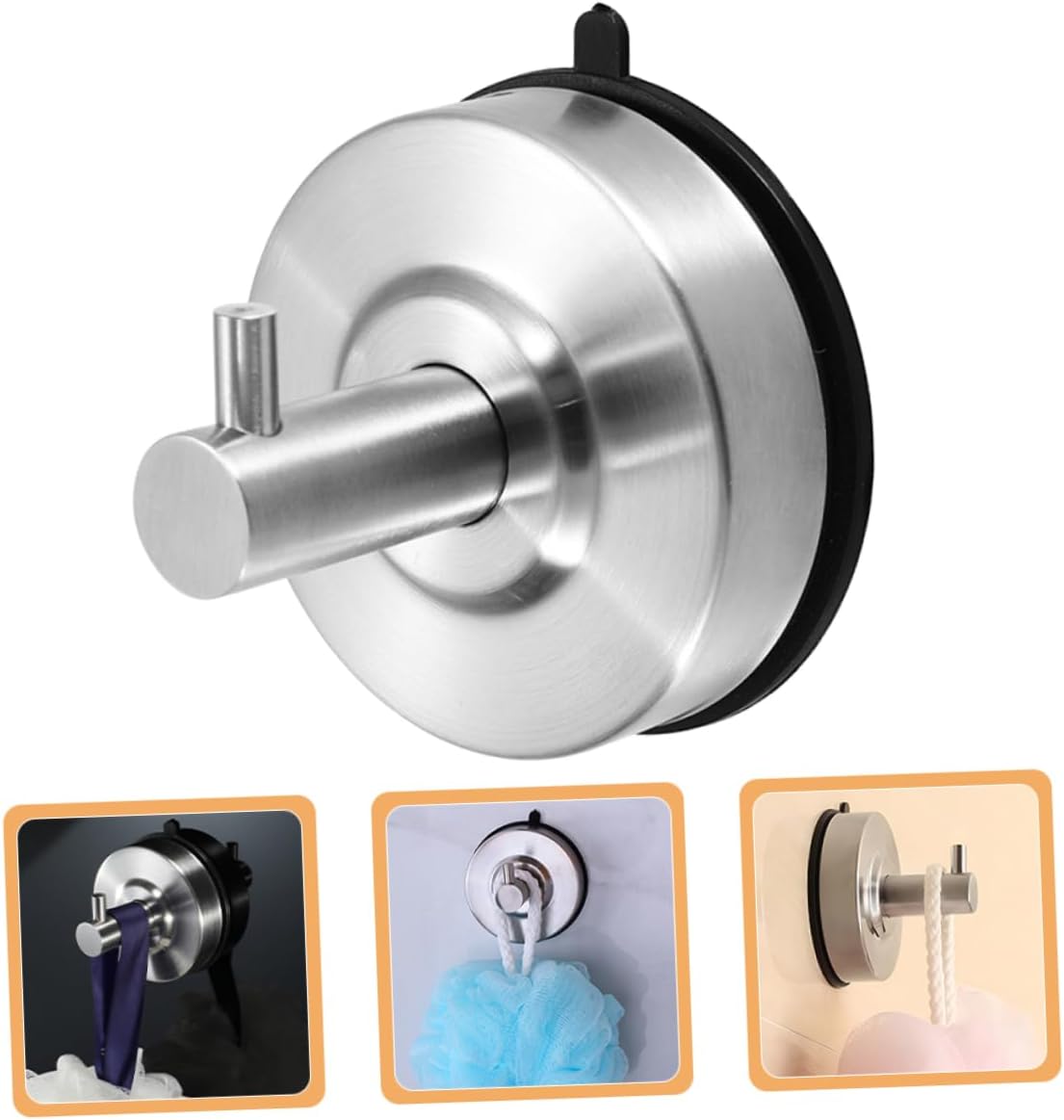 5pcs Suction Cup Towel Hooks Suction Cup Shower Hooks Hanger Wall Hanger Simple