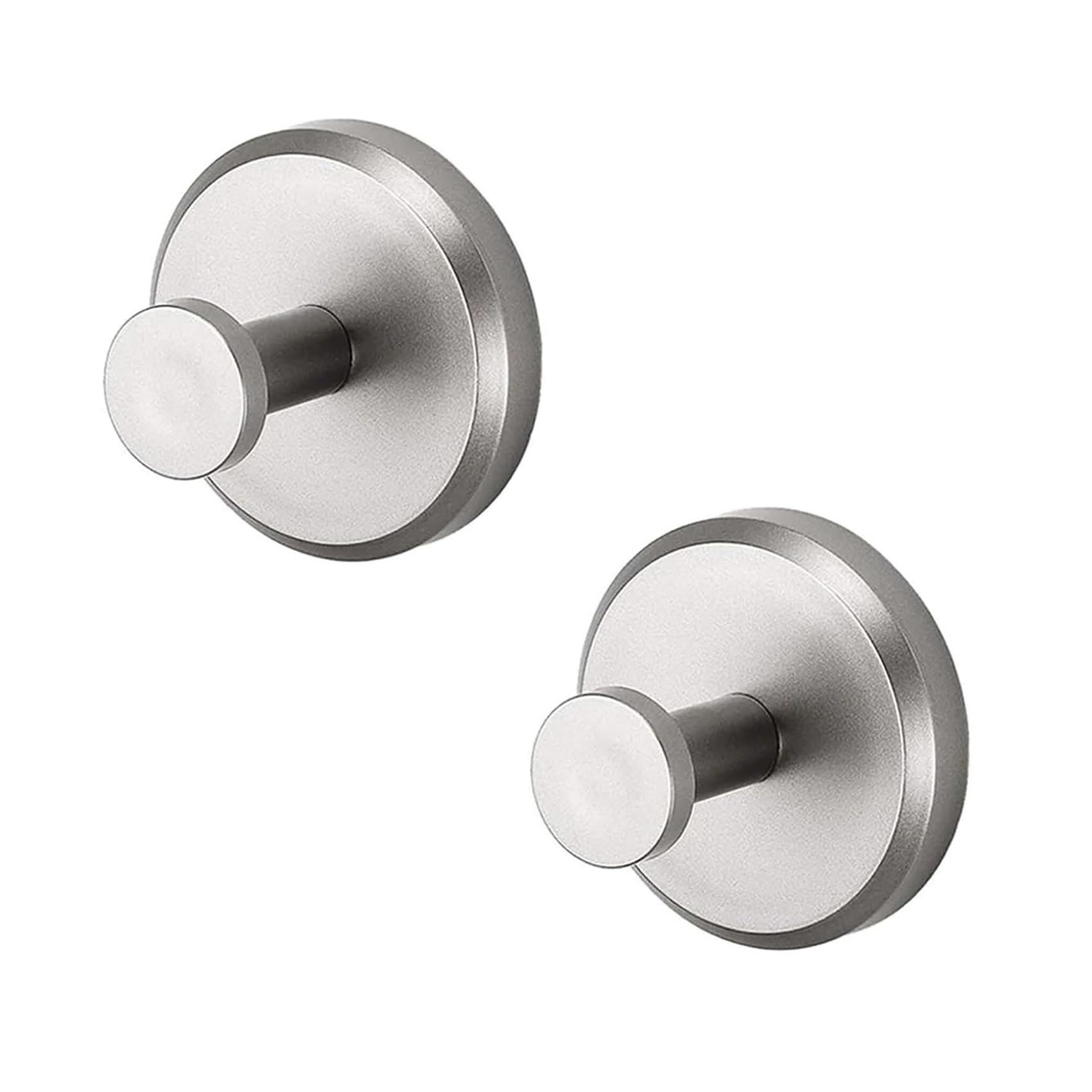 SOYON Luxehold Hooks, Suction Cup Hook, Luxehold No Drill Hooks Hearthcove, Stainless Steel Bathroom and Kitchen Hook, for Bathroom Glass Door(Color:8 Silver)