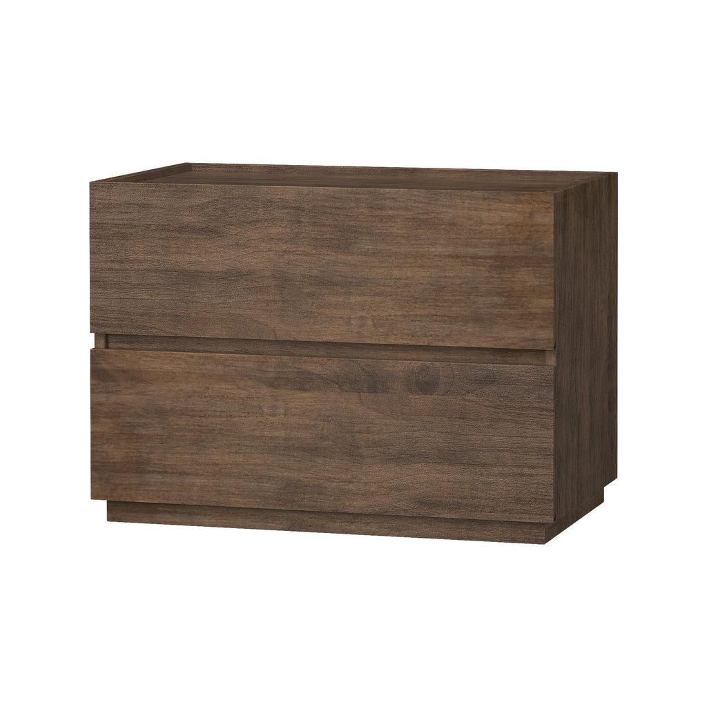 woodtalks Stackable 2 Drawer Dresser, Multi-Purpose Storage Closet Cube Dressers for Bedroom, Storage Cabinet for Entryway, Nightstand Sofa Beside Table Drawer Chest, 23.6 in, White